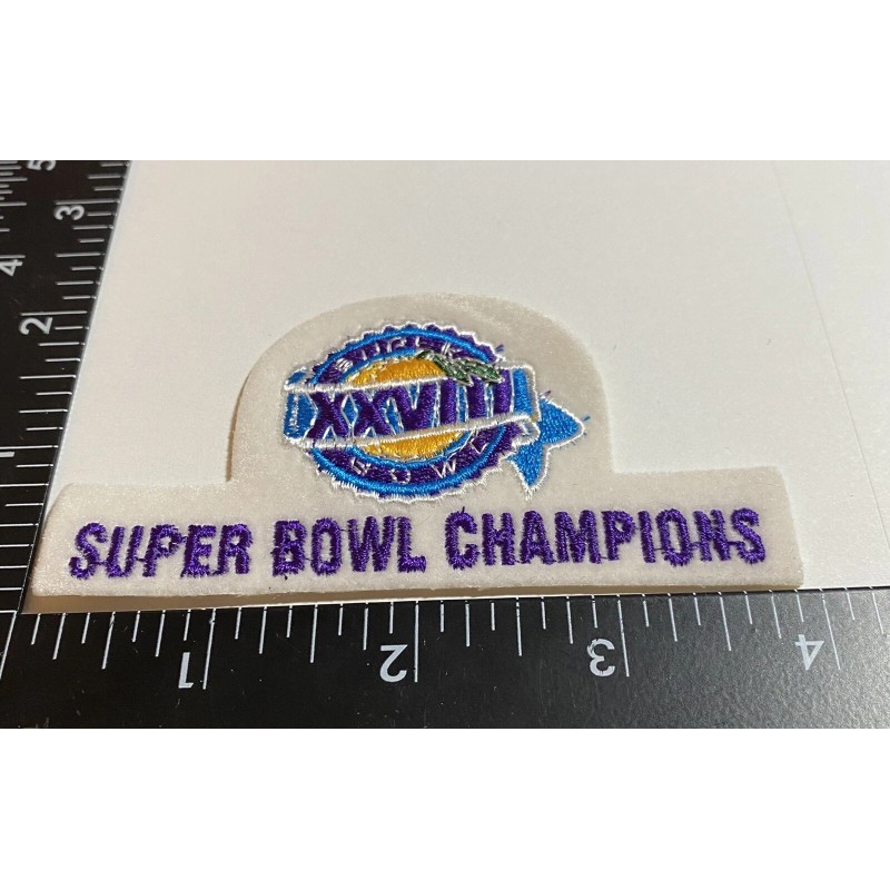 Super Bowl XXVIII Patch DALLAS COWBOYS VS BUFFALO BILLS. Rare