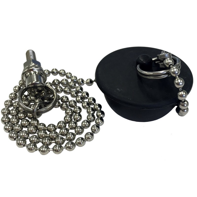 LIXIL INAX PBF-5G-1 Rubber Stopper with Chain for Bathtubs, Large,