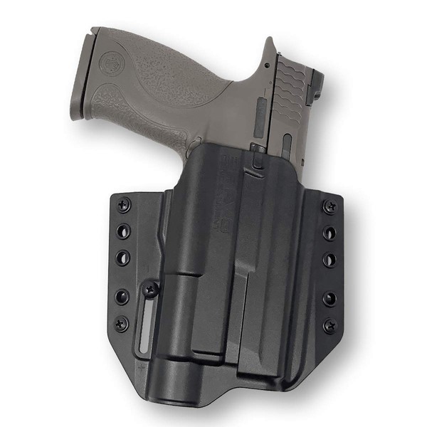 Holster for S&W M&P 9,40 2.0 (4"-4.25") with Streamlight TLR-1 - OWB Holster for Concealed Carry/Custom fit to Your Gun - Bravo Concealment