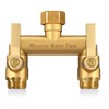 Hose Splitter 2 Way Heavy Duty, Solid Brass Full Flow