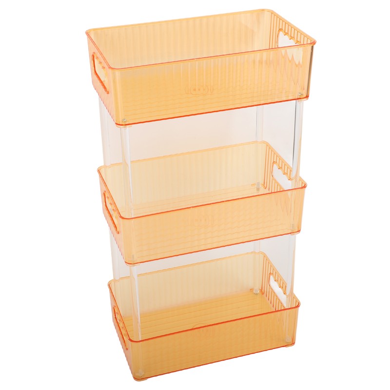 Acrylic Bathroom Storage Rack 3 Tiers Bathroom Counter Organizer Countertop