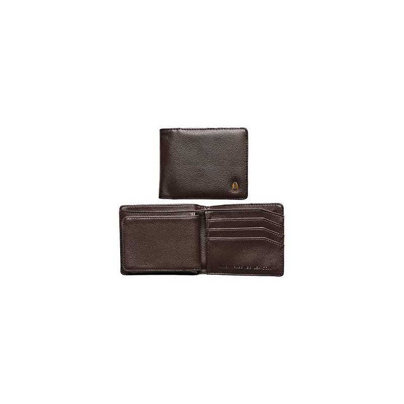 Nixon Unisex Travel Accessory Wallet Brown, brown