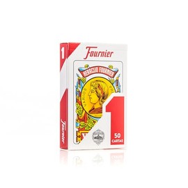 Fournier 1-50 Spanish Playing Cards (Red) by Fournier
