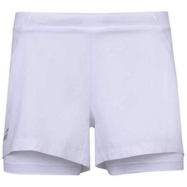 BABOLAT Unisex Children's Exercise Short Girl Shorts, White, 6-8 Years