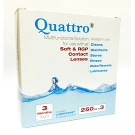 Quattro Multifunctional Contact lens solution 3 Month Pack