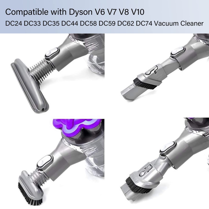 Replacement Attachments Tools Brush Kit for Dyson V6 V7 V8