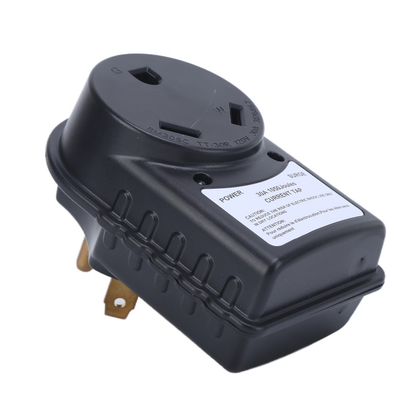 RV Surge Protector 30A Male to 30A Female Adapter 1050J