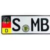 Germany Coat of Arms License Plate Flag + Eagle (Stuttgart