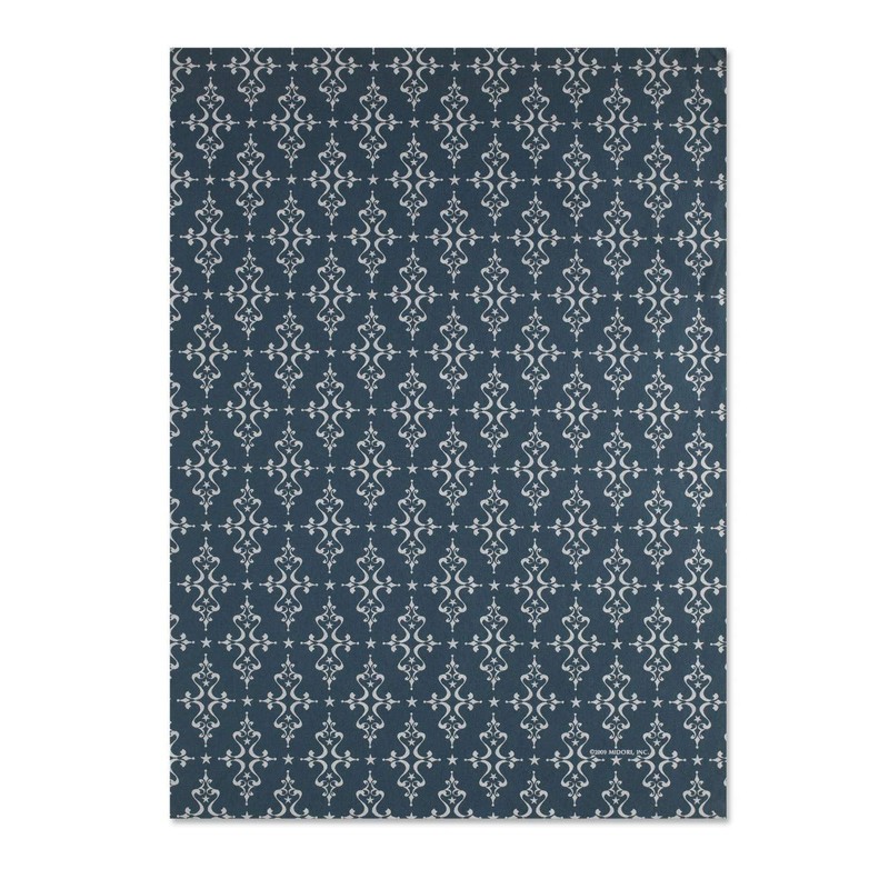 Gift Wrap - Etoile - Silver on Midnight Blue
