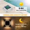 VOLISUN Solar Driveway Lights Dock Deck Light 8-Pack,2 Colors in