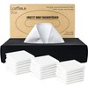 LastTissue® Reusable Tissue Box - with 18 Soft Organic Cotton
