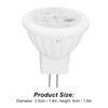6pcs Brightness Dimming LED Spot Light Bulbs 360LM MR11 LED