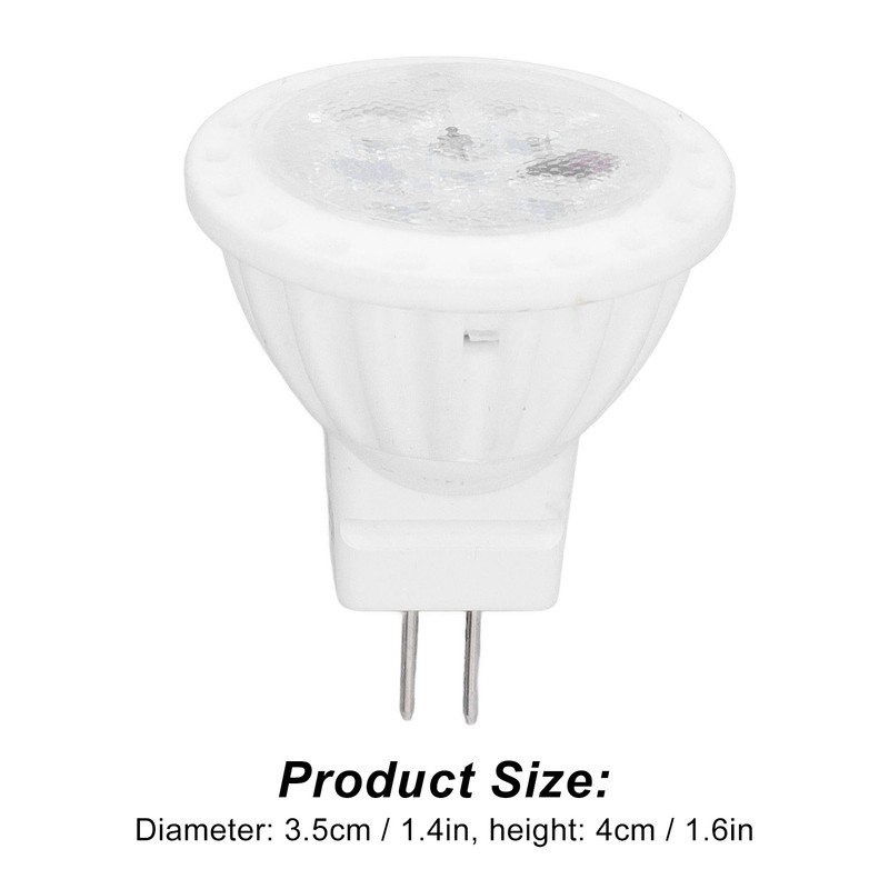 6pcs Brightness Dimming LED Spot Light Bulbs 360LM MR11 LED