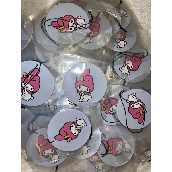 Unbranded 40 My Melody Car Hanging Air Fresheners (Cream Strawberry