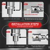 REKCKRUL 2-1/2" (64mm) TCT Carbide Hole Saw Kit for Metal