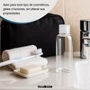 TECHZOCO Reisespender, Shampoo-Spender, 100 ml, Kosmetikflasche, geeignet für Flugreisen, 2