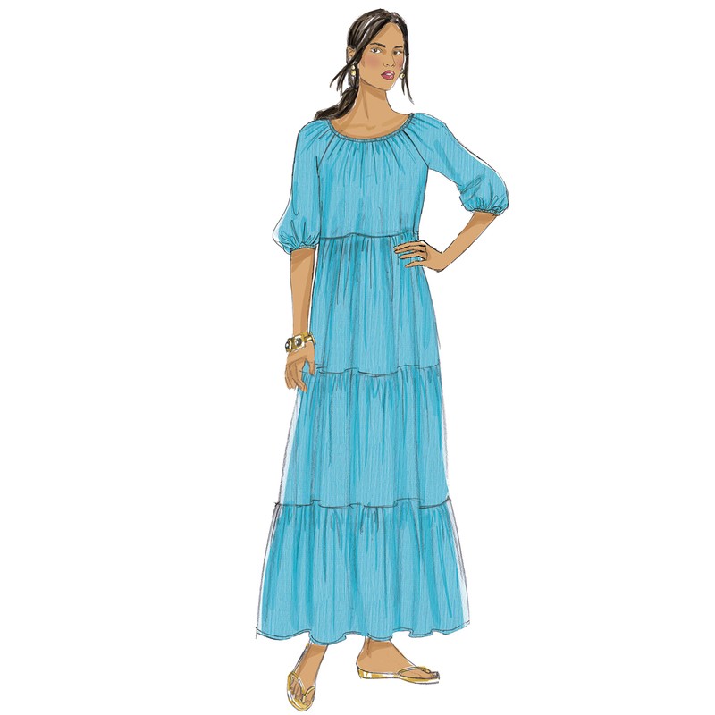 Butterick Patterns 6451 Y,Misses Dress,Sizes, Paper, Multicoloured, Y (XSM-SML-MED)
