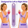 Cordless Wrist Heating Pad with Massage, Heated Wrist Wrap with