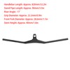 Bicycle Handlebars Light Weight Carbon Fiber Replaceable Practical Bike Component