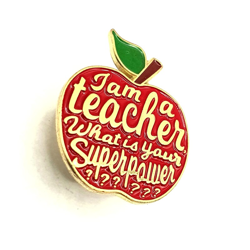 I Am A Teacher What Is Your Superpower Red Apple