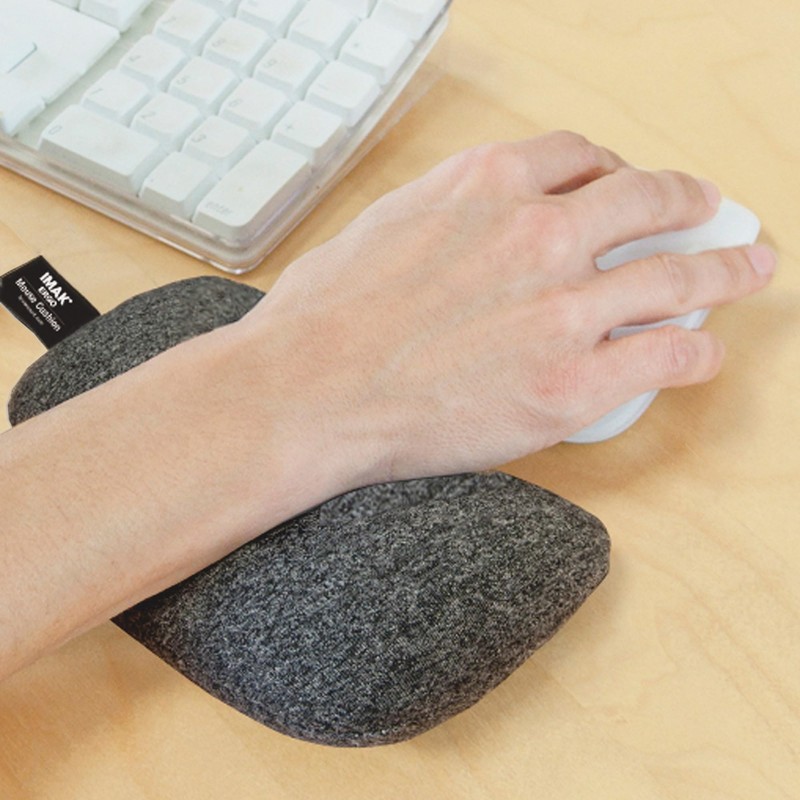 Computer Mouse Wrist Cushion, Gray