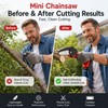 21V Cordless Mini Chainsaw for DIY Wood Cutting – Rechargeable