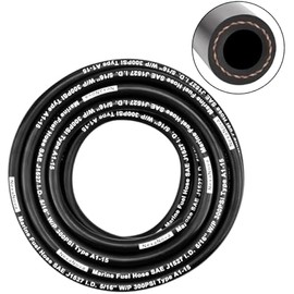 5/16" Marine Fuel Line Hose Rubber Type A1-15 SAE J1527 for Marine Boat Ship Equipment (5/16", 5Ft, Type A1-15)