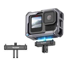 TELESIN Gopro 13 Quick Release Mount, Magnetic Mount, Compatible with Gopro 13, Aluminum Alloy, Durable, Precision Attachment, Stable Anti-Vibration, Compatible with GoPro Hero 13 Mount, Gopro