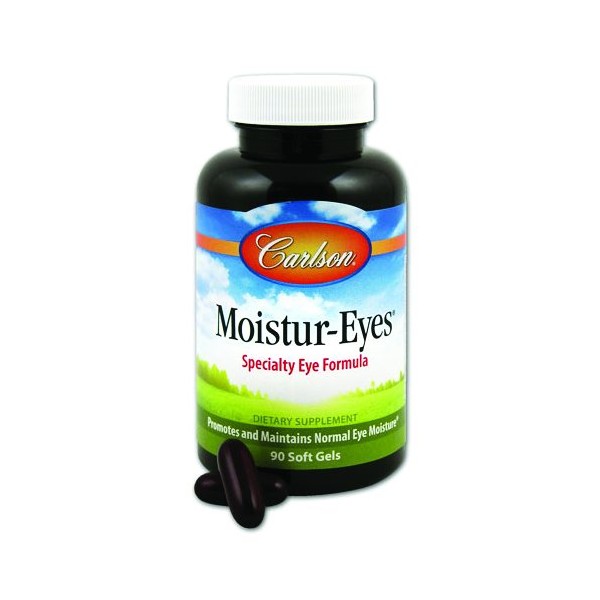 Carlson Labs Moistur-Eyes, For Eye Moisture, 90 Softgels