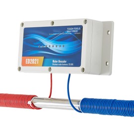 Happybuy Electronic Water Descaler System - Whole House Salt - Free Solution to Reduce Scale Build - Up, Ideal for All Plumbing Pipes, Built to Last Over 6 Years