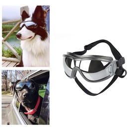 Gesuche Dog Sunglasses Dog Goggles,UV Protection Wind Protection Dust Protection Snow Protection Fog Protection Pet Glasses Eye Wear Protection with Adjustable Strap for Medium or Large Dog