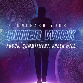 Jacked Factory X John Wick - Wick Mode Pre Workout Powder - Intense Energy, Battle-Ready Focus, Unstoppable Commitment, and Sheer Will - 40 Servings, Baba Yaga Blue Raz