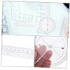 jojofuny 4Pcs Flexible Goniometer Ruler Protractor for Accurate Angle Measurement