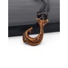 Scddboy Hawaiian Maori Fish Hook Pendant Necklace,Maui Beach Sufer Tribal