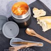 Lurch 240847 Thermal Food Container, Stainless Steel, Metallic Grey