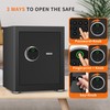 HSGCJS Biometric Fingerprint Safe Box with Digital Keypad, Security Safe
