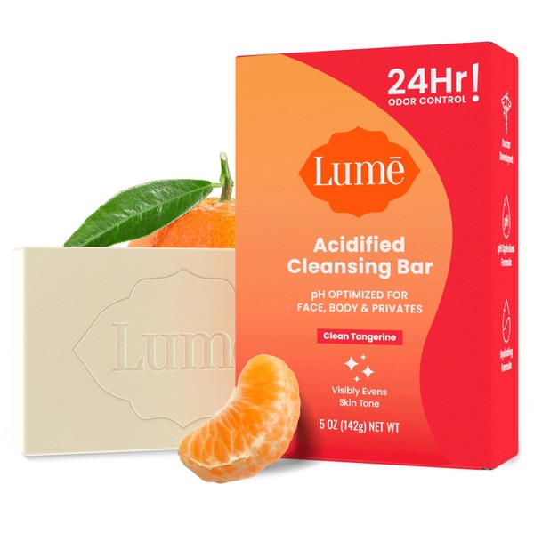 Lume Acidified Body Cleansing Bar - 24 Hour Odor Control