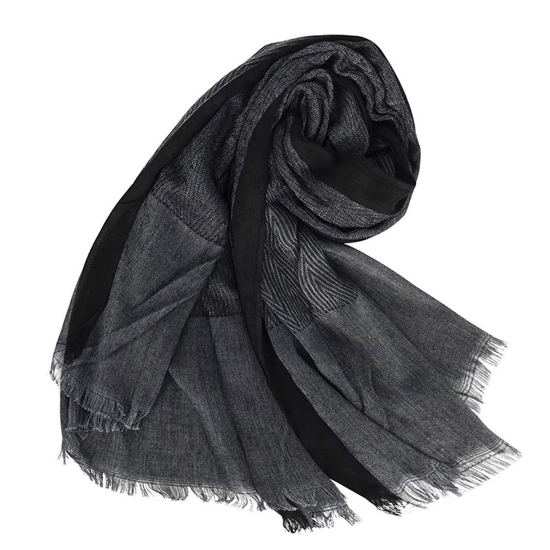 DAMILY Men's Scarf, Large, Autumn/Winter, Men's Scarf, Cotton, Shawl, Medium