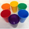 Set of Children's Coloured Tumblers Reusable Virtually Unbreakable Dishwasher Safe
