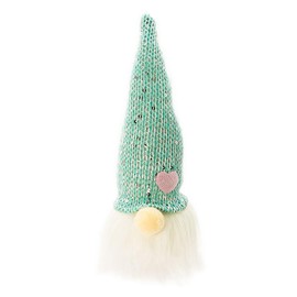 Devalier Tomte Christmas Scandinavian Fairy Glowing Santa Claus Stylish Interior Christmas Ornament Room Accent Decoration Yurt Tomte (Green)