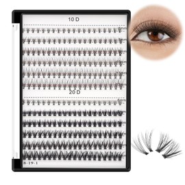 10D /20D Mixed, 0.07mm /0.10 mm Mixed, 8-12mm,10-14mm,12-16mm,14-18mm,16-20mm and Under Eyelashes Mixed C Curl Natural False Eyelash Extension Soft Lashes Individual Eyelashes (8-12mm Mixed)