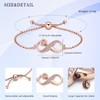 AIWENXI Urn Bracelet for Ashes Infinity Bracelet for Women Girls