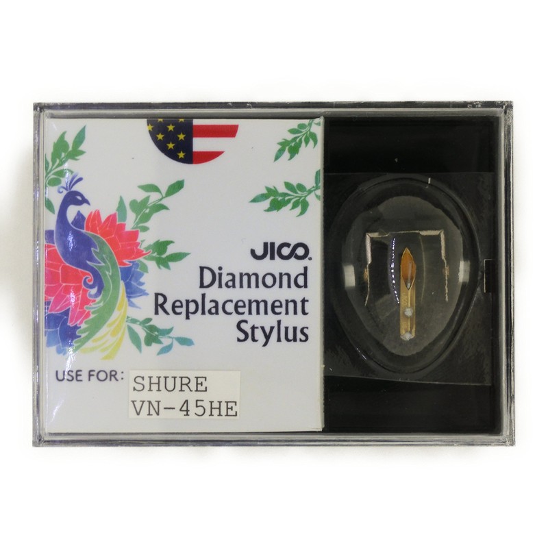 JICO レコード針 SHURE VN-45HE用交換針 Sダエン針 192-VN45HE