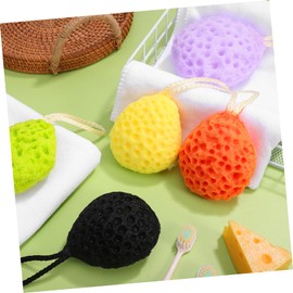Beavorty Luxury Bath Sponge Set 5pcs Body Sponges Gentle Exfoliation High Absorbency for Skin Care Random Color