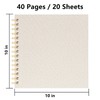 Hiwhy 10x10 Inch Scrapbook DIY Photo Album Linen Cover Hardcover