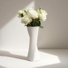BallarArt CO Ceramic Flower Vase - White Ceramic Vase for