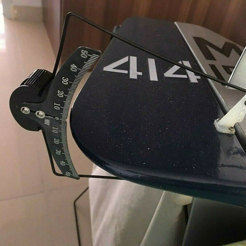 ZEZEFUFU 0-50° Measurement RC Fixed Wing Plane Model Inclinometer Aileron