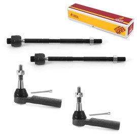 Metrix Premium Chassis Parts - 4 PC Inner & Outer Tie Rod End Kit Fits 11-13 Ram 2500 RWD, 11-12 3500 RWD, 08-10 Dodge Ram 4000 (Mexico), 06-08 Ram 1500 RWD, Replacement EV80211 ES3538, Made in Europe