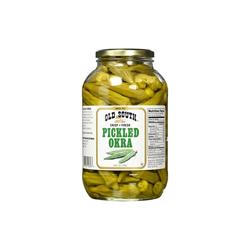 Old South Pickled Okra 64 Oz (Pack of 2)