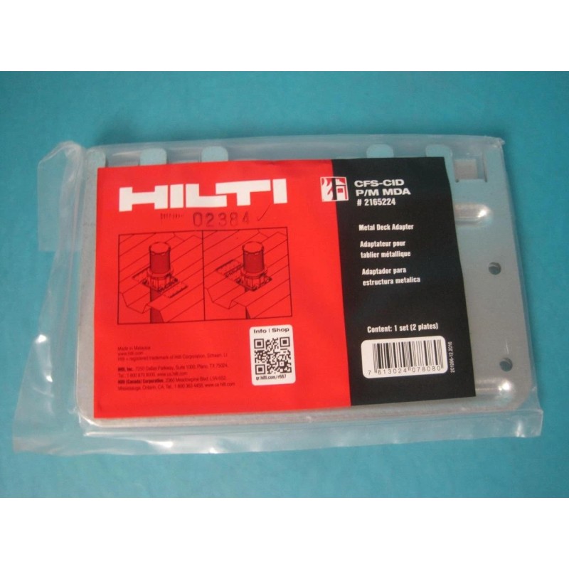 hilti 10 Pairs (20 Plates) Hilti CFS-CID P/M MDA Metal